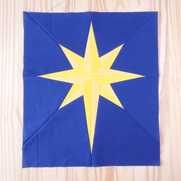 NORTH STAR quilt block pattern – Tomte Studio