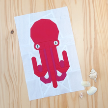 OCTOPUS quilt block pattern