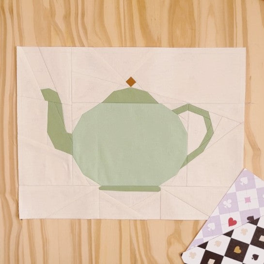 TEA PARTY TALES quilt block pattern