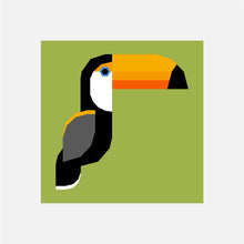 TOUCAN quilt block pattern