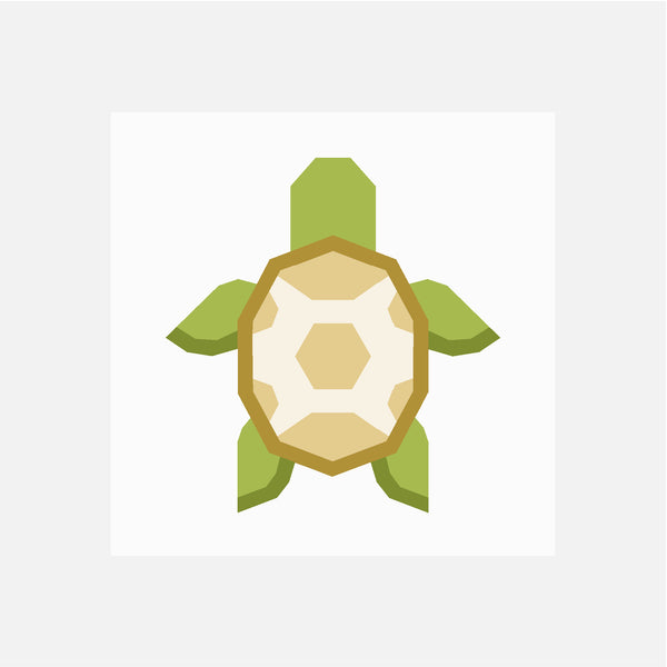 TURTLE quilt block pattern – Tomte Studio