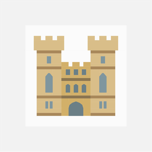 WINDSOR CASTLE quilt block pattern