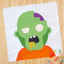 ZOMBIE quilt block pattern